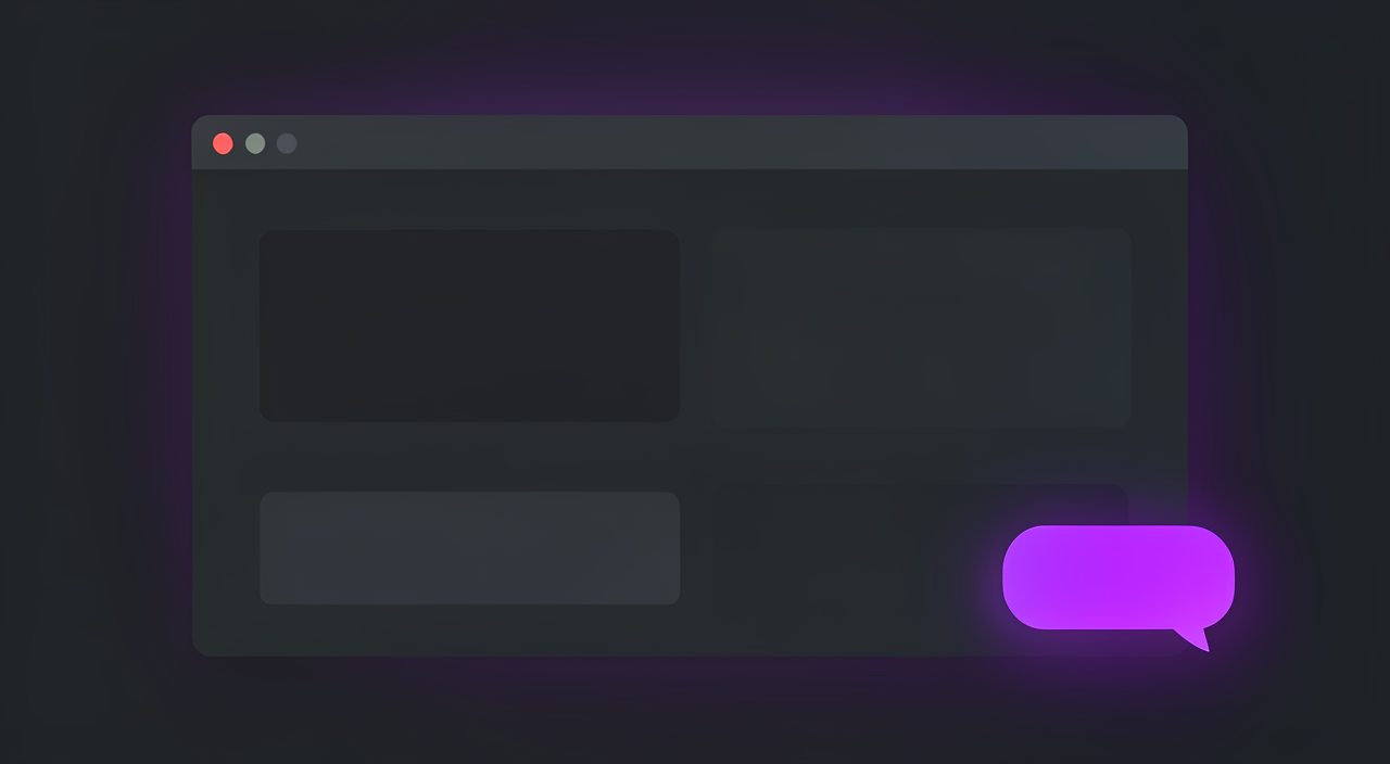 Website with the Elvix chat widget